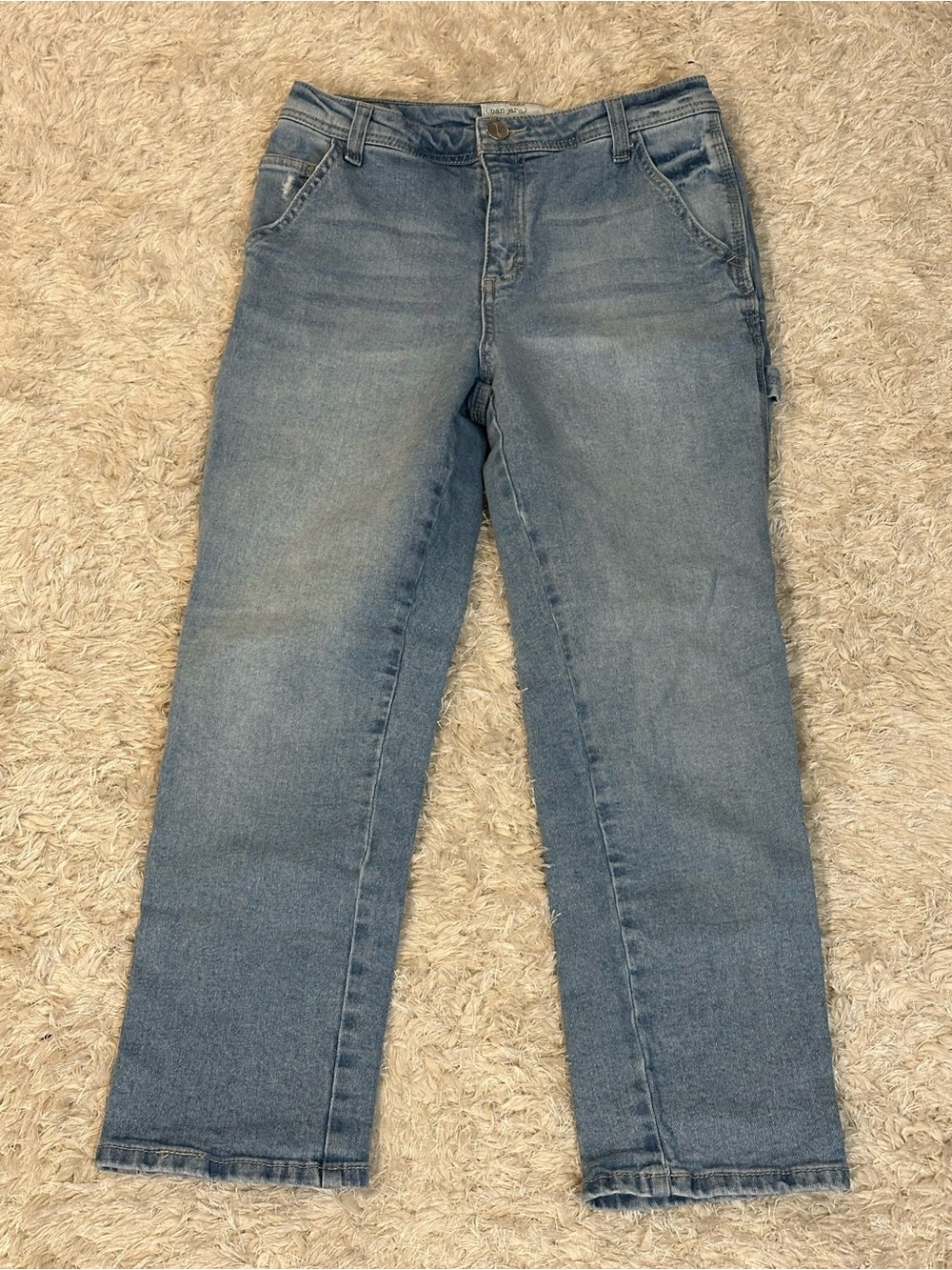 Banjara Light Wash Straight Leg Carpenter Jeans - 3/25
